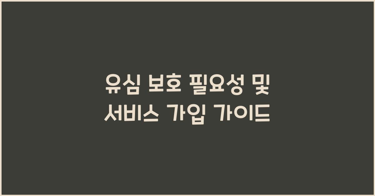 유심 보호 필요성