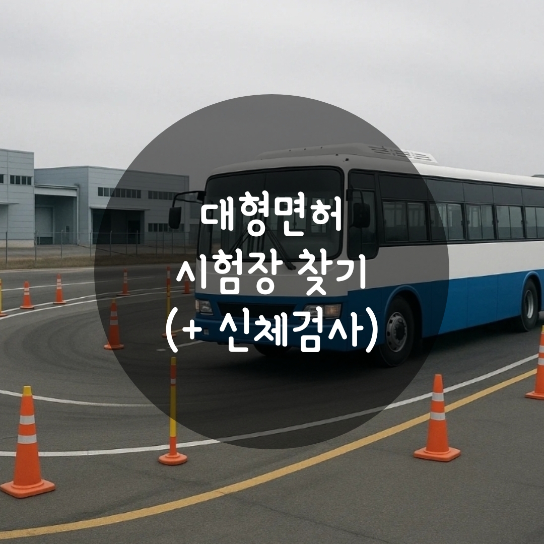 대형면허 신체검사