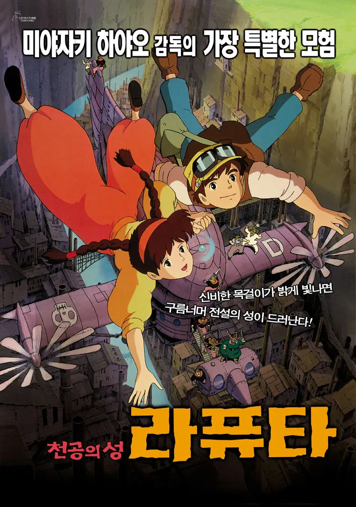 천공의 성 라퓨타 (Laputa: Castle in the Sky, 1986) &ndash; 지브리의 첫 번째 장편 애니메이션