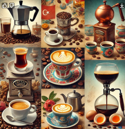 여러가지 추출기구 사진