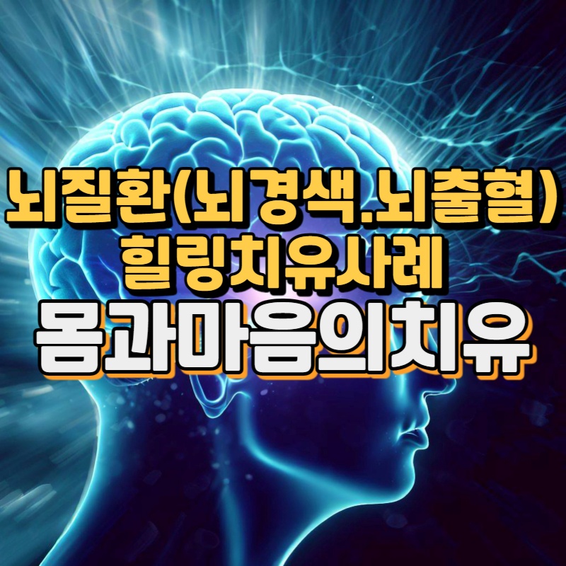 뇌질환(뇌경색.뇌출혈)힐링치유사례. 몸과마음의치유