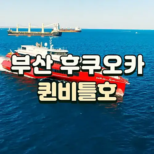 부산-후쿠오카-배편-퀸비틀호-스케줄-가격-예약방법