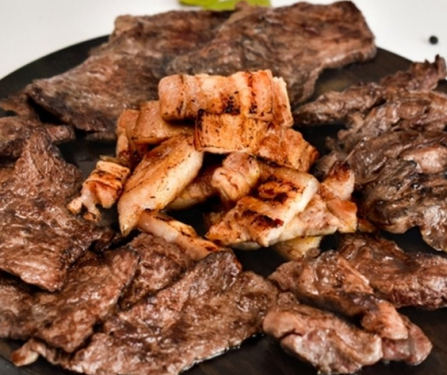 기름기 많은 육고기 사진