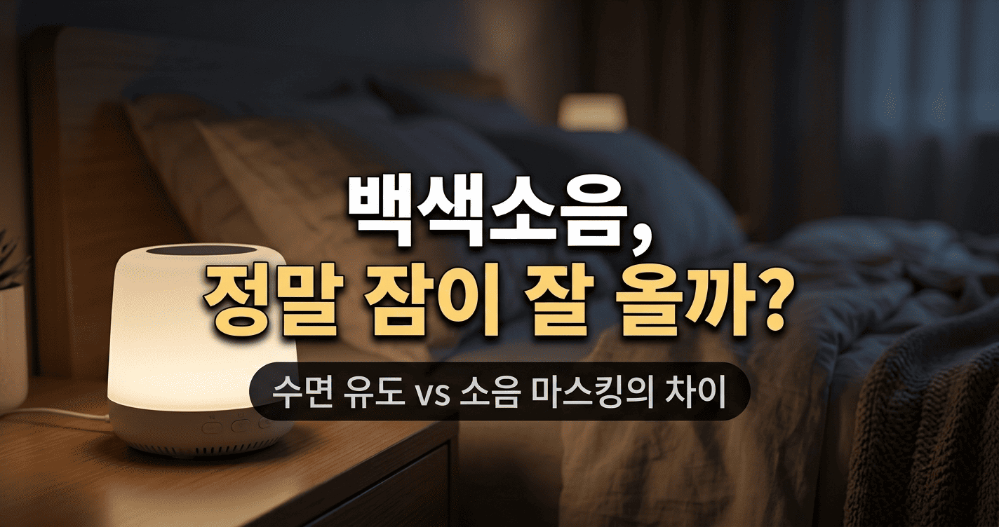 백색소음이 수면에 미치는 영향과 소음 마스킹 효과를 설명하는 10년 차 개발자의 블로그 대표 이미지
