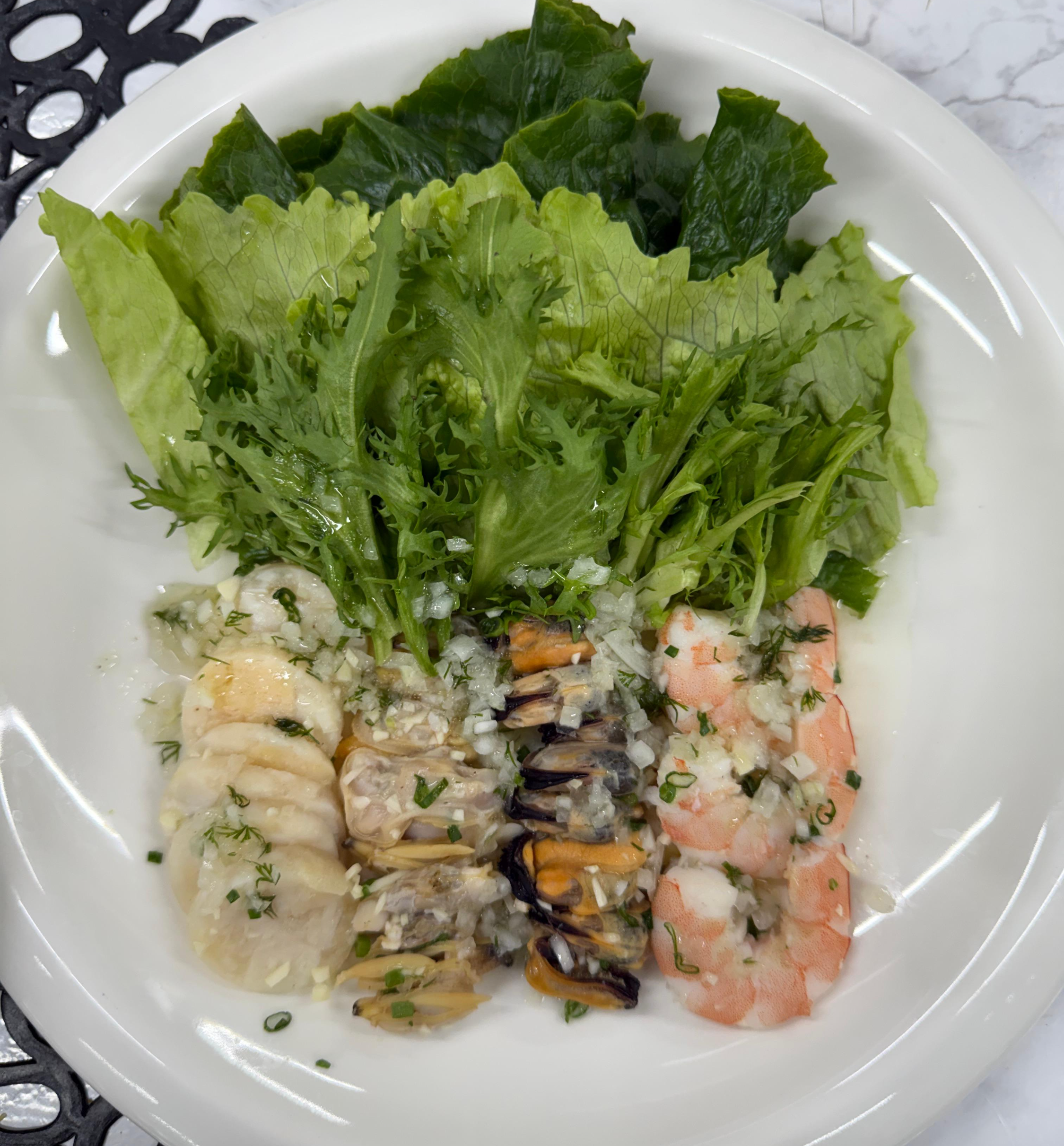 해산물 샐러드 사진