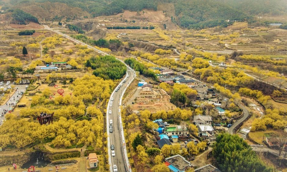구례 산수유축제 포토존
