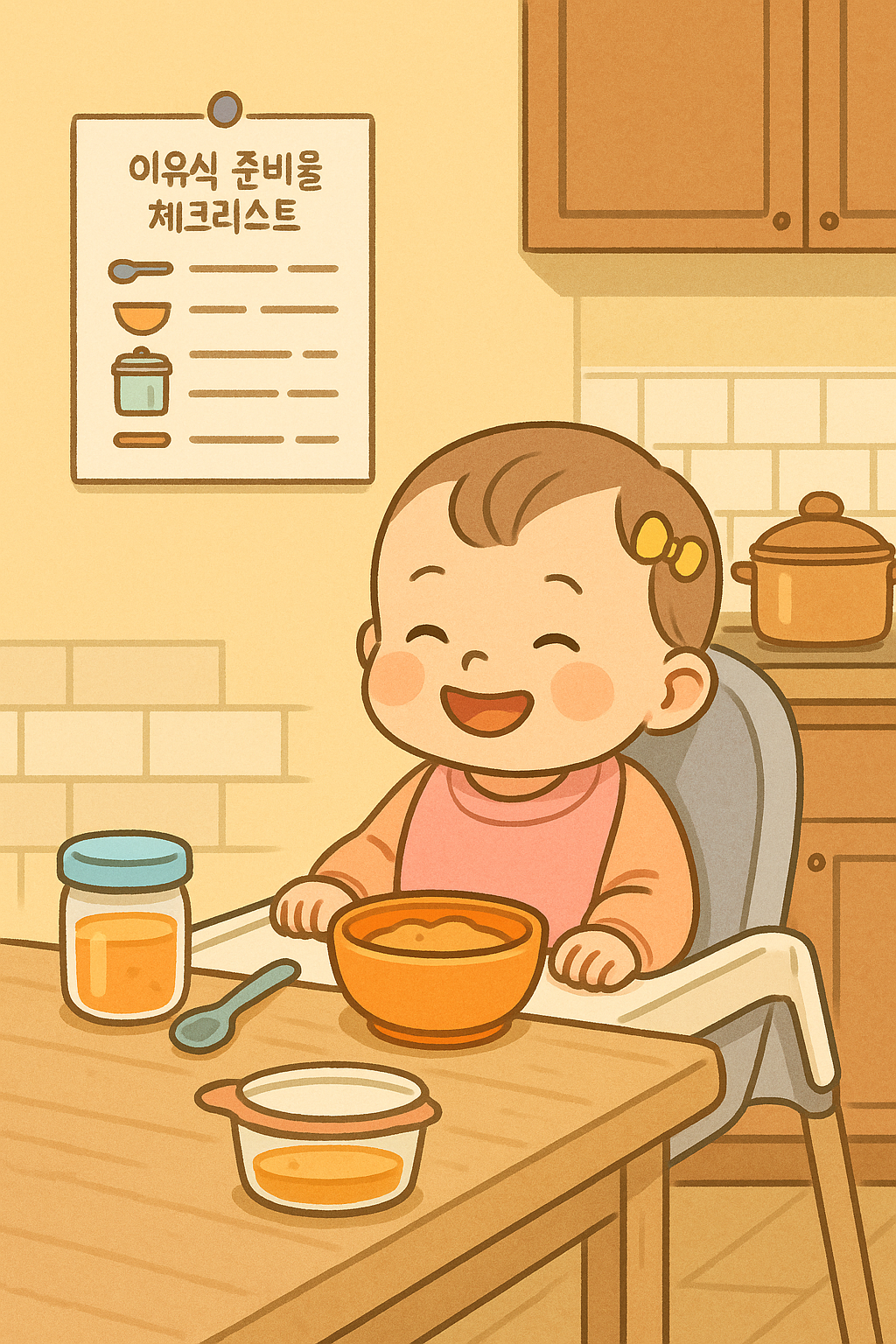 첫 이유식 준비물 리스트 + 단계별 정리법 (PDF 포함)