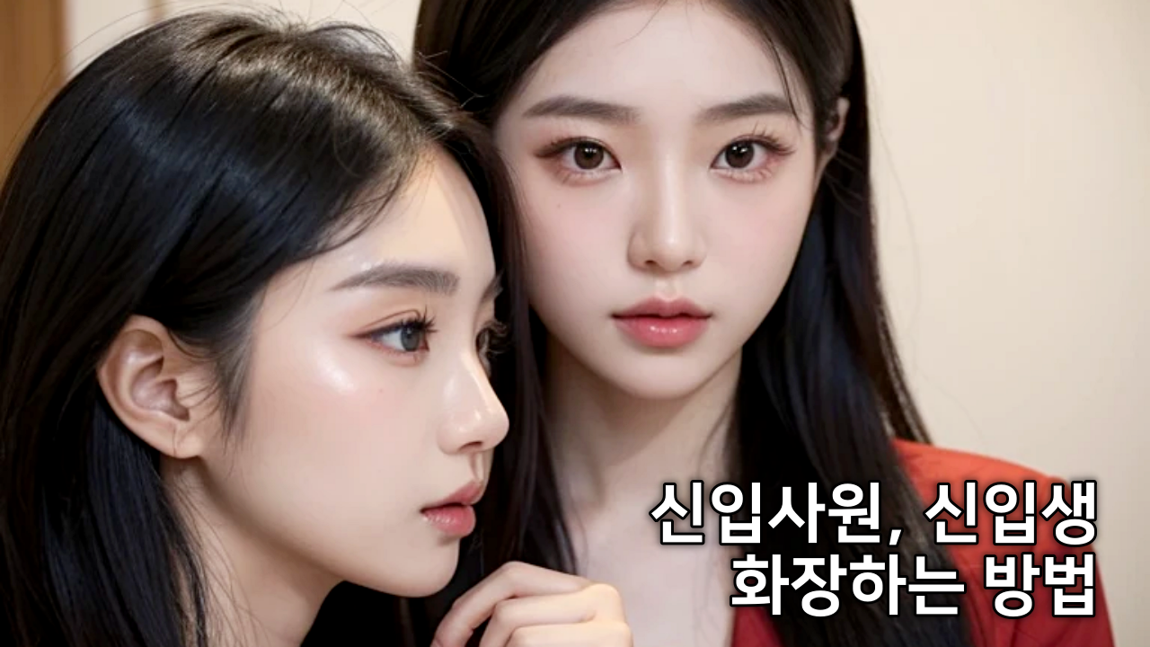 신입사원, 신입생 화장하는 방법 첫 만남, 첫 출근 깔끔한 메이크업 이유