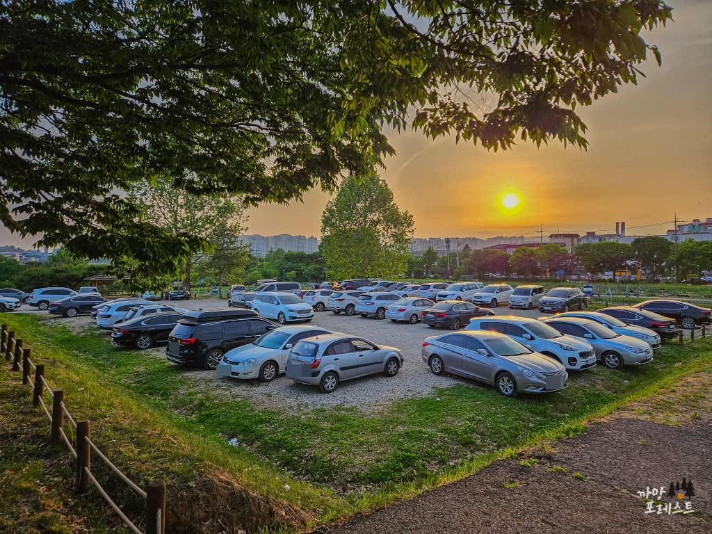 수원 탑동 시민농장 주차장