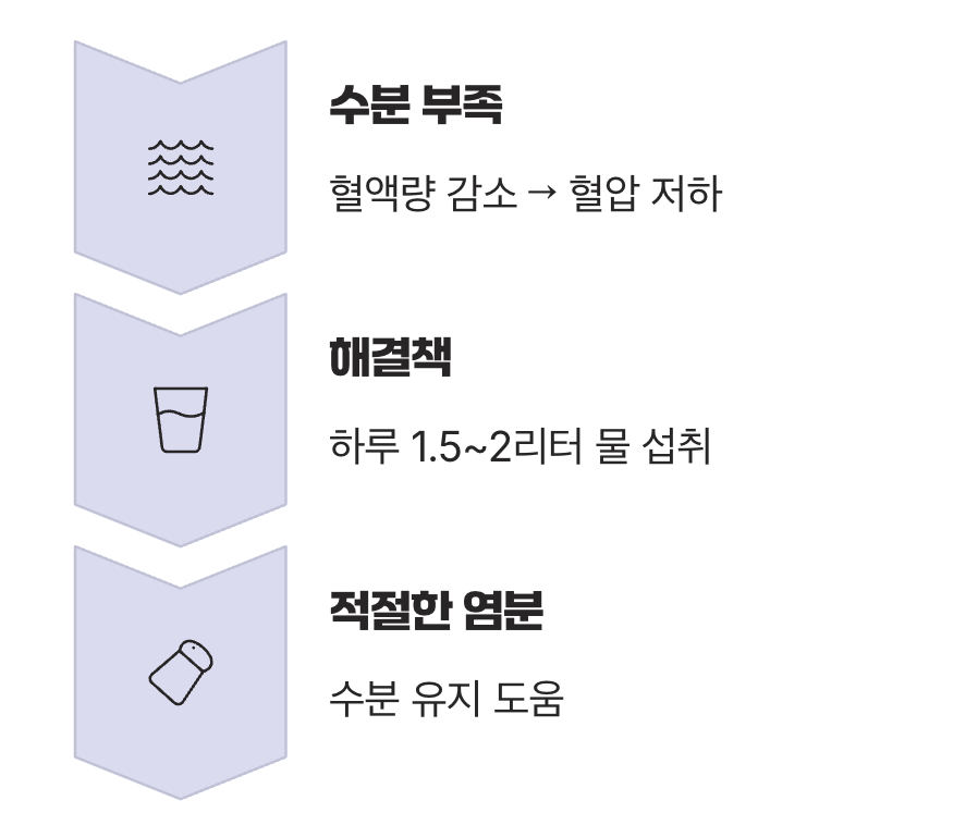 몸속 수분과 염분, 혈압의 조력자