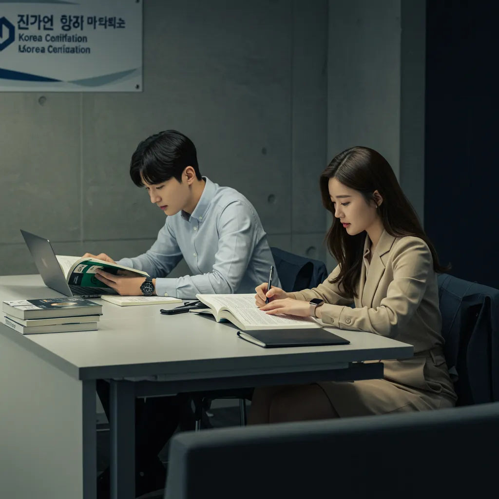 한국자격증협회_젊은커플_수업