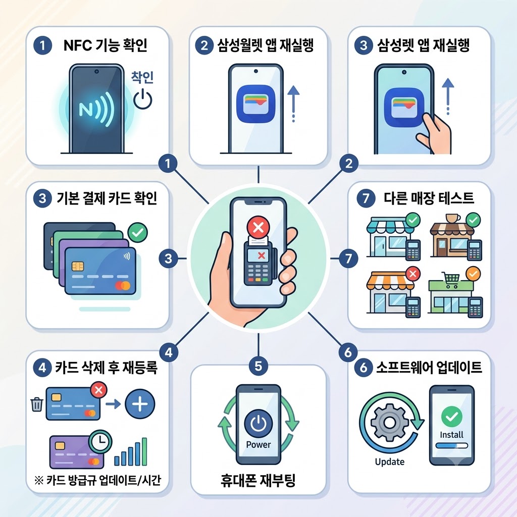 NFC 인식 실패 해결 순서