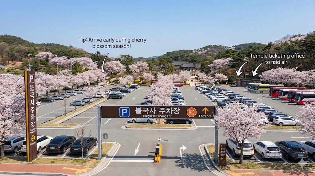 천년고찰 불국사에서 만나는 화려한 겹벚꽃 풍경