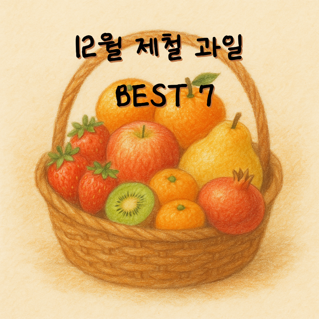 12월 제철 과일 BEST 7 : 비타민 가득한 과일들