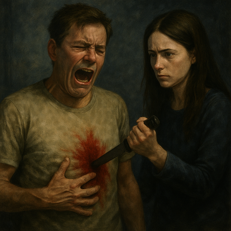 칼에 찔리는 꿈