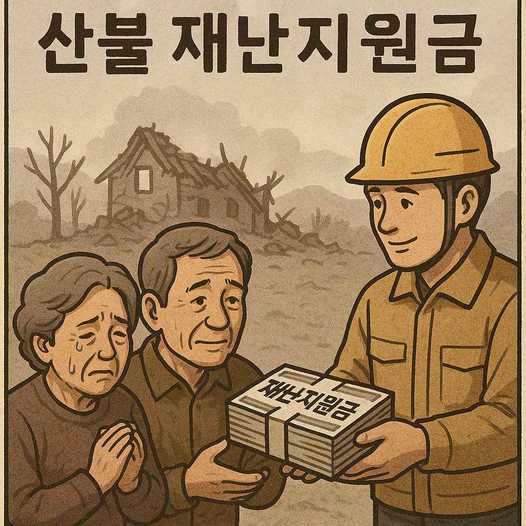 경북 산불 재난지원금 신청 방법 | 경상북도 산불지원금 30만원 지급