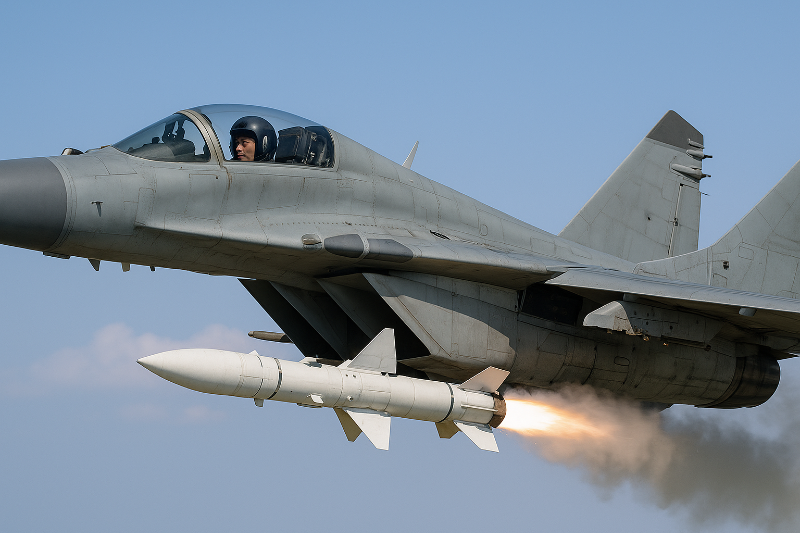 북한 공대공 미사일 실사격 첫 공개…러시아 기술 협력의 실체
