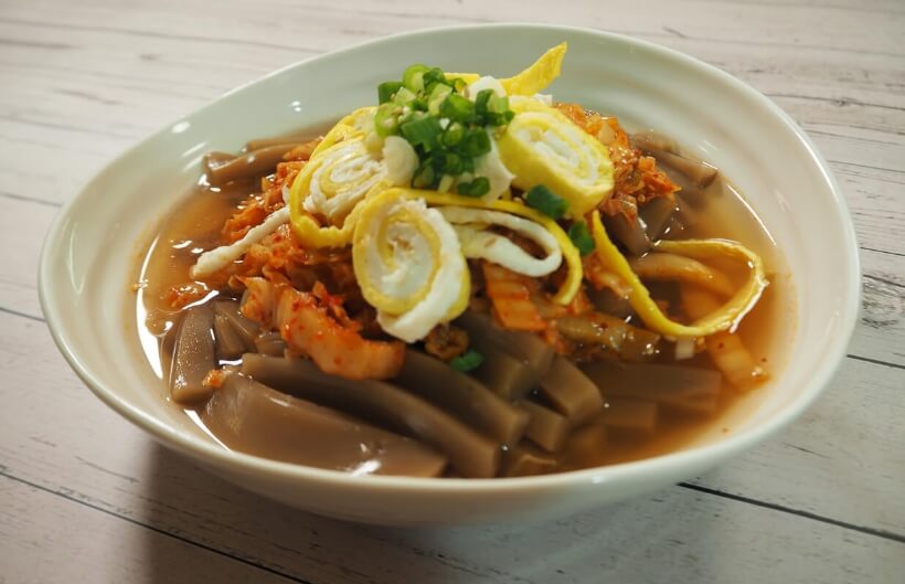도토리묵밥