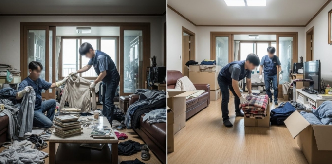 임실 고독사청소중