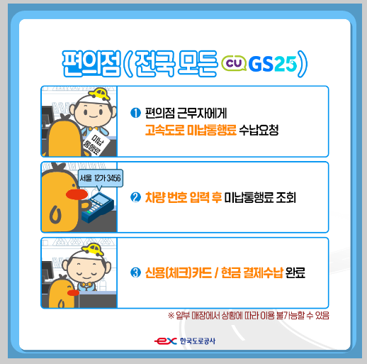 고속도로 통행료 미납 조회 및 납부 방법