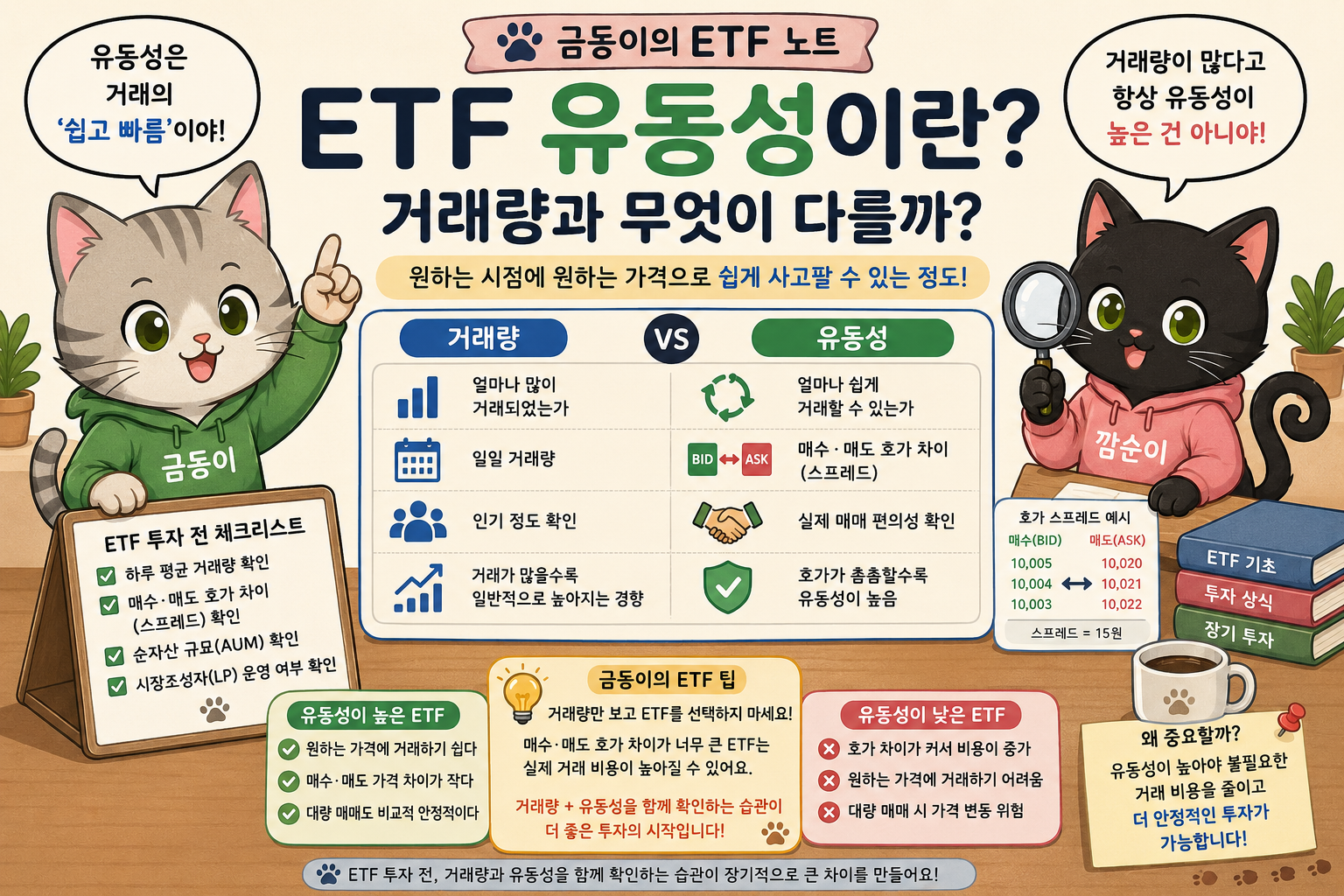 국내 주식 ETF유동성 관련 내용