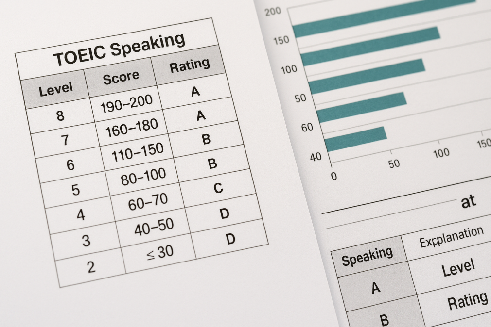 토익 스피킹 레벨 점수 등급 3분 완벽 정리
