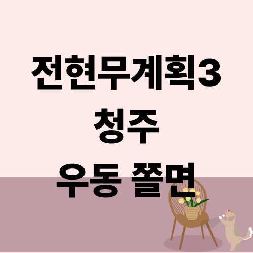 전현무계획3 청주 우동 쫄면 야채고로케 하도권