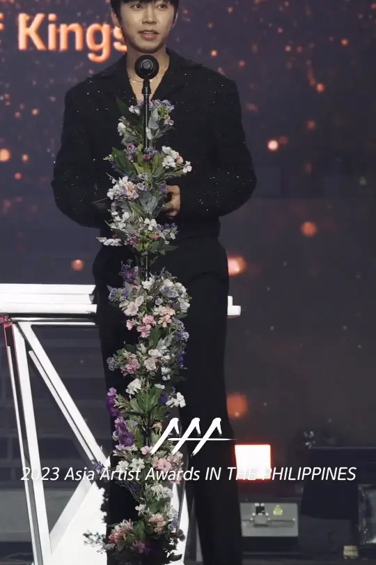 임영웅 올해의 팬덤상 수상 장면