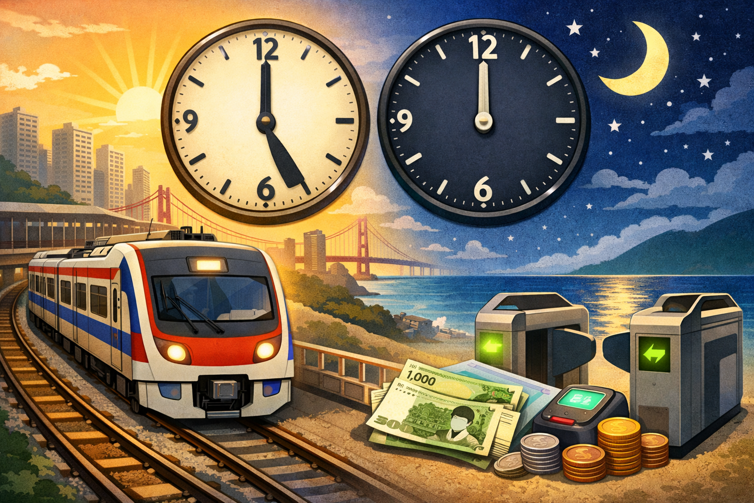 울산 동해선 광역전철 첫차, 막차 시간 및 요금 완벽 정리 관련 사진