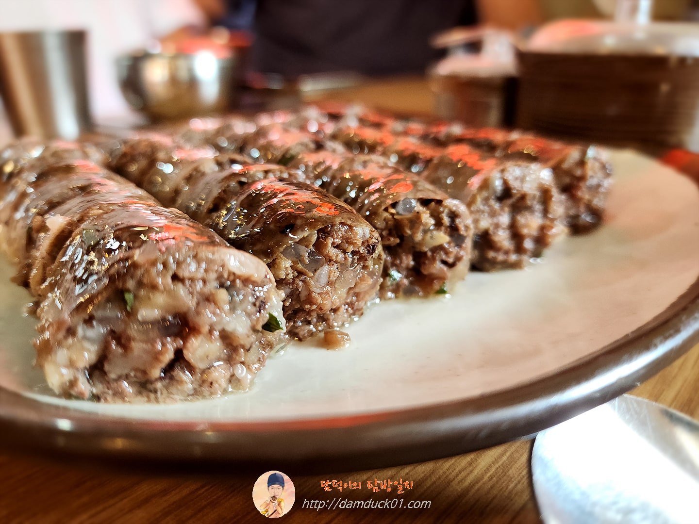 찹쌀순대 작은접시