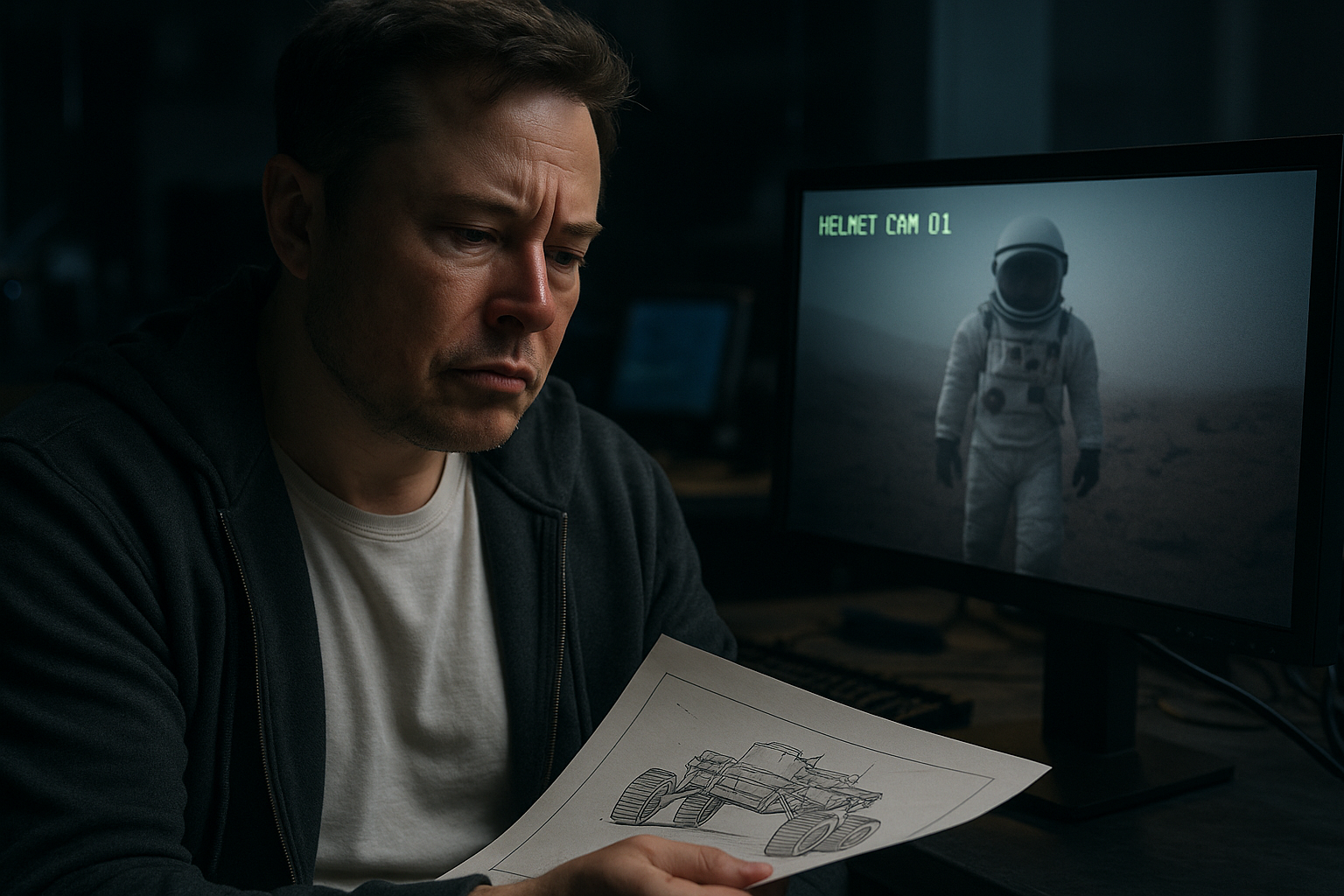 일론 머스크, 침묵의 밤에 홀로