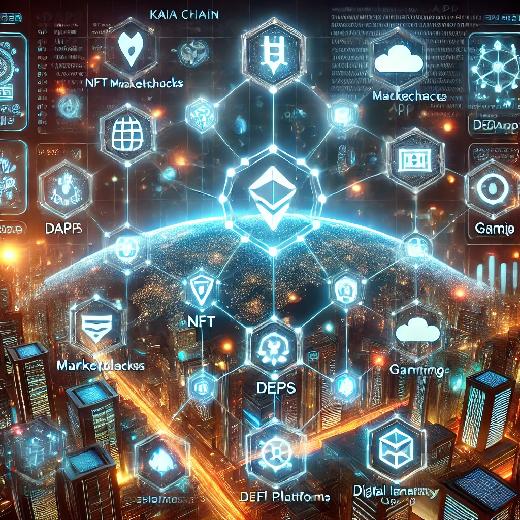 카이아 체인 생태계를 강조하는 멋진 블록체인 네트워크