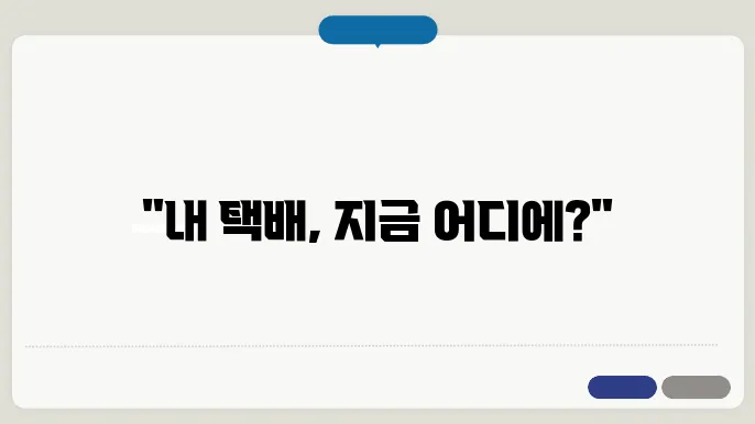 택배 상세조회