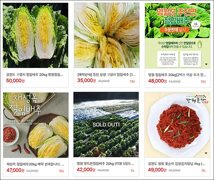 고랭지배추-싸게사는법-강원더몰