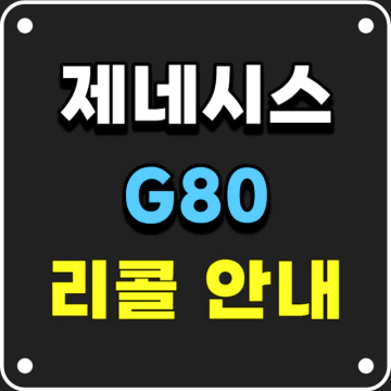 제네시스 리콜 내용