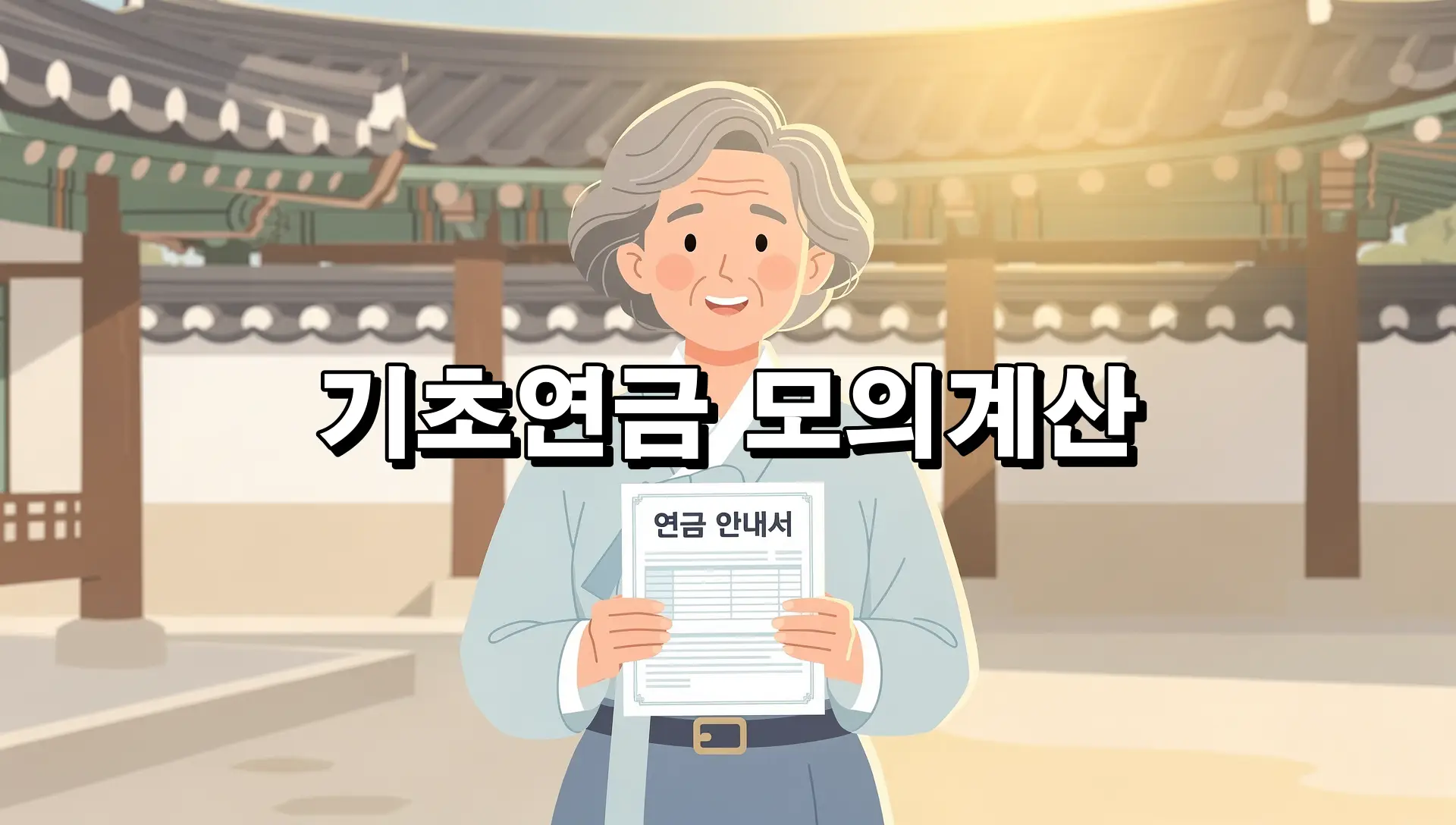 기초연금 모의계산