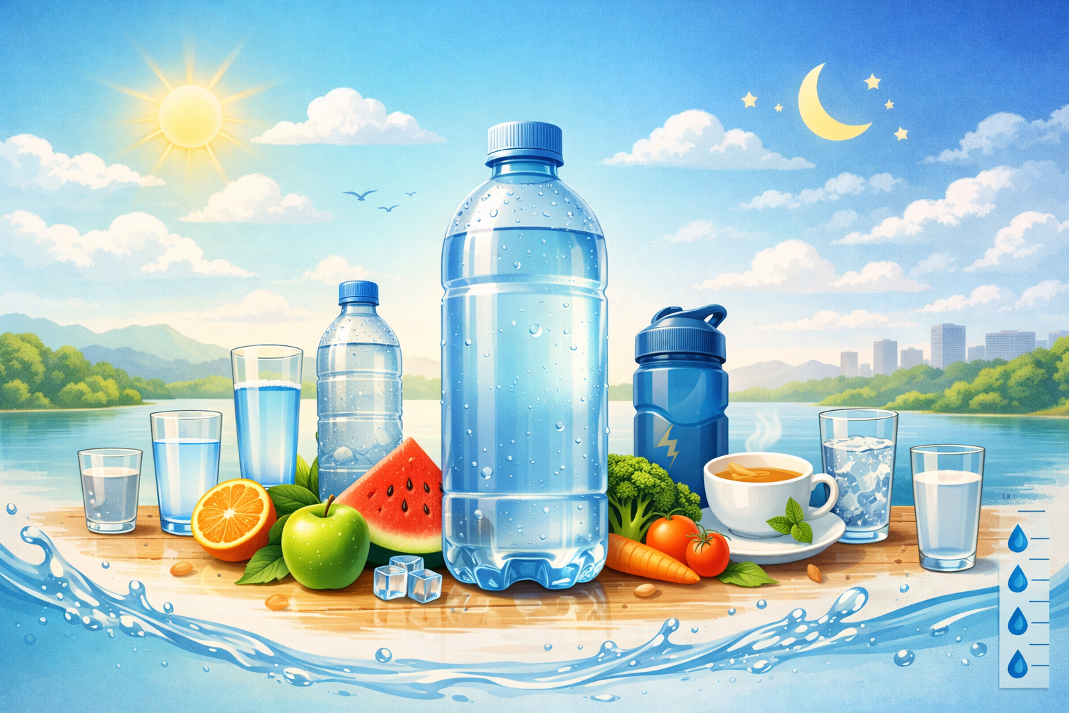 하루 수분 섭취 기준