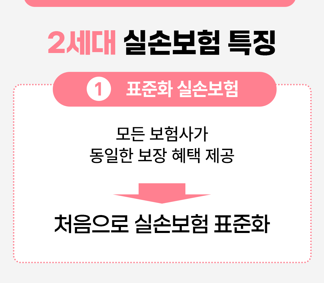 #2세대 실손보험 특징 #표준화 실손보험