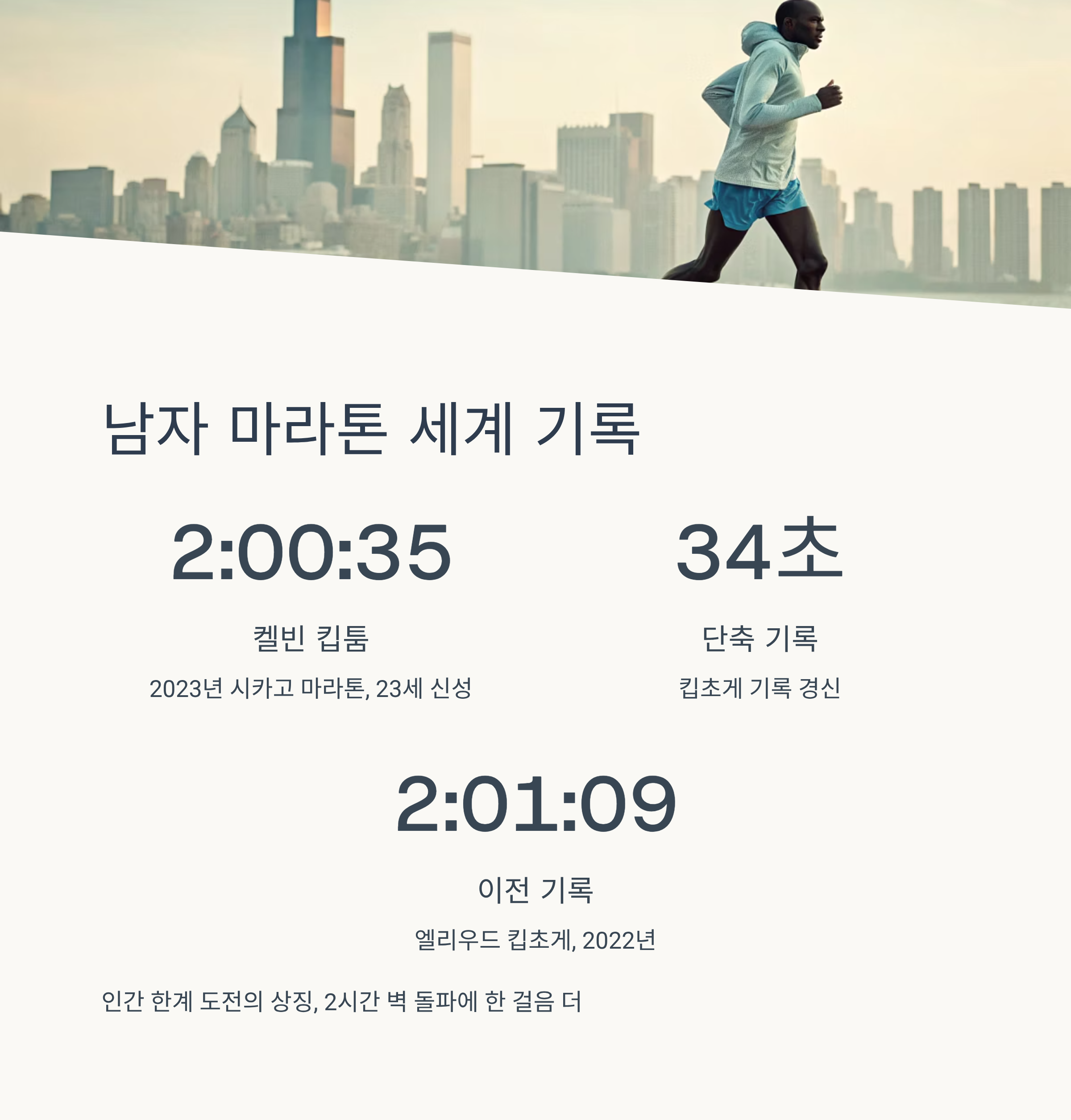 마라톤 세계최고기록 총정리: 남녀 기록과 세계 최강 선수들의 혁신적인 도전
