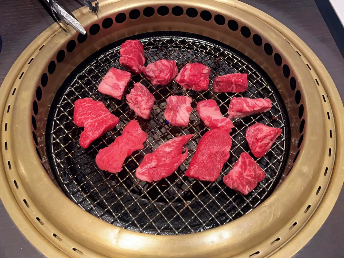 아부리야-센니치마에점-화로에-다양한-고기종류-굽기