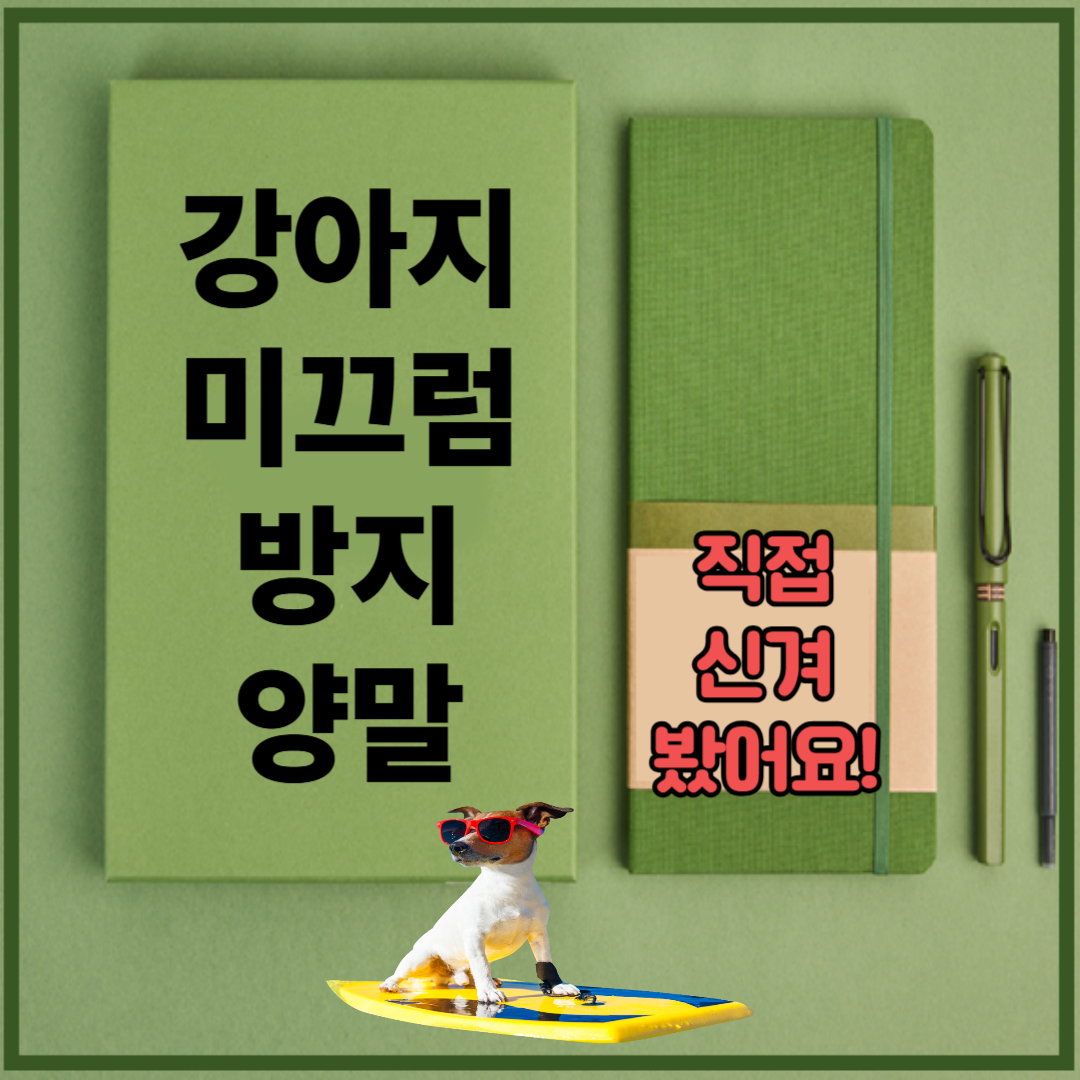 강아지 미끄럼방지 양말