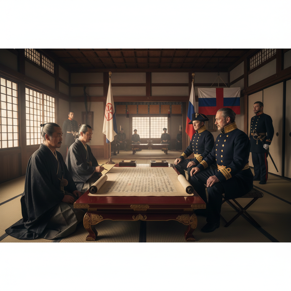 시모다 조약 체결