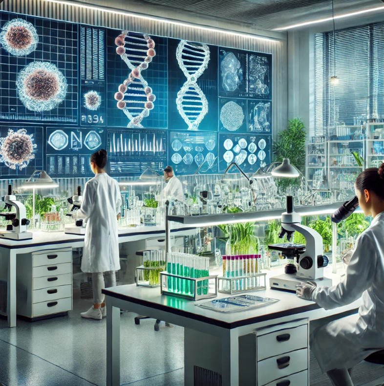 생명과하을 연구하는 대학 연구소 이미지 입니다.
