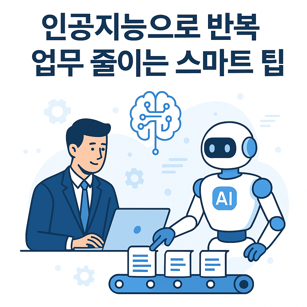 인공지능으로 반복 업무 줄이는 스마트 팁