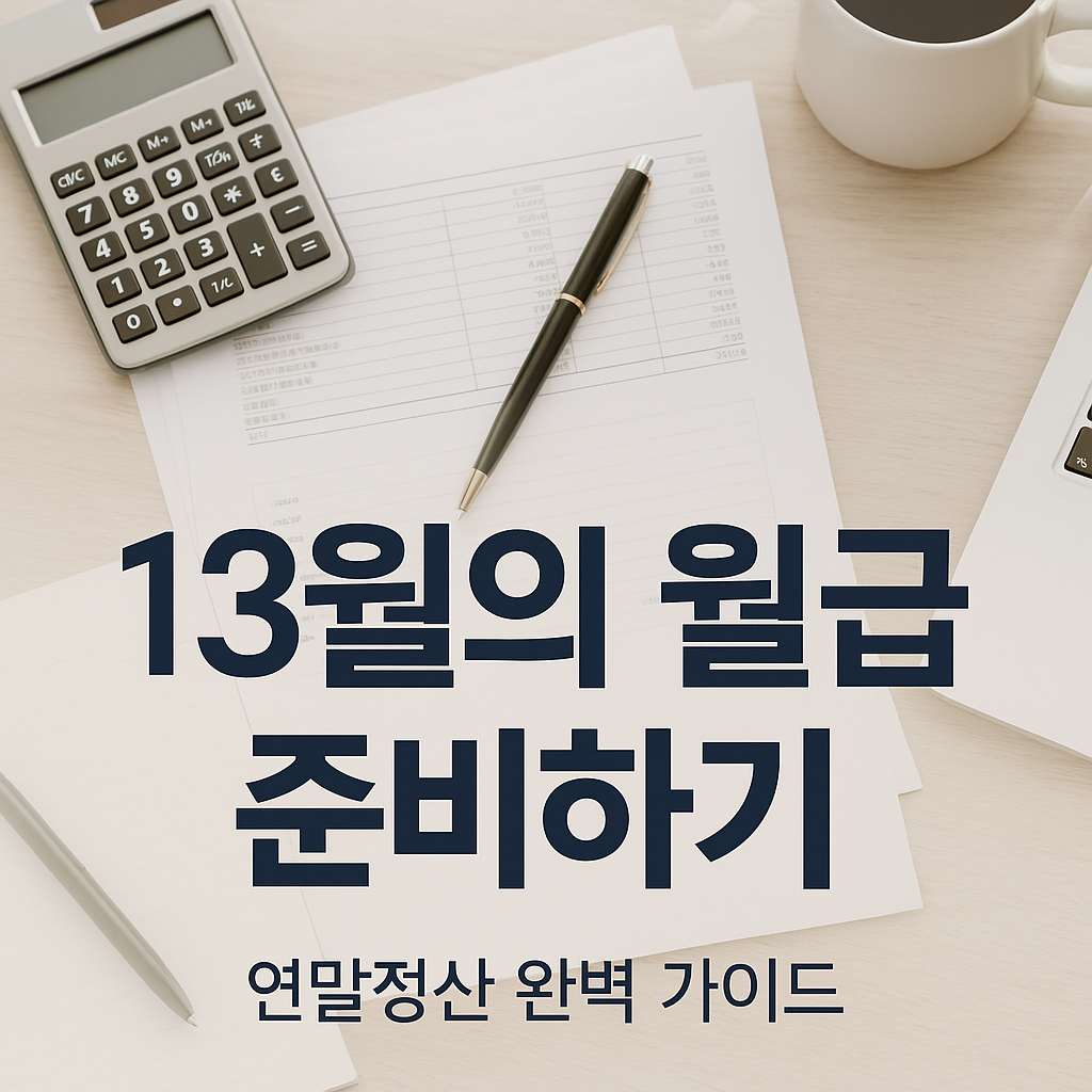 💰 연말정산 미리 준비하기 ❘ 연말 전에 꼭 해야 할 5가지 체크리스트