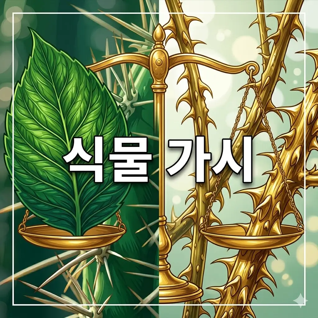 식물 가시와 잎 비율은 왜 중요할까요