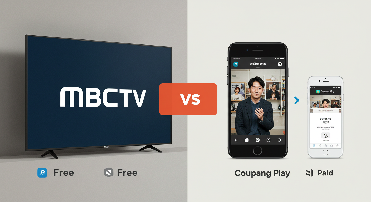 중계채널,mbc,쿠팡플레이