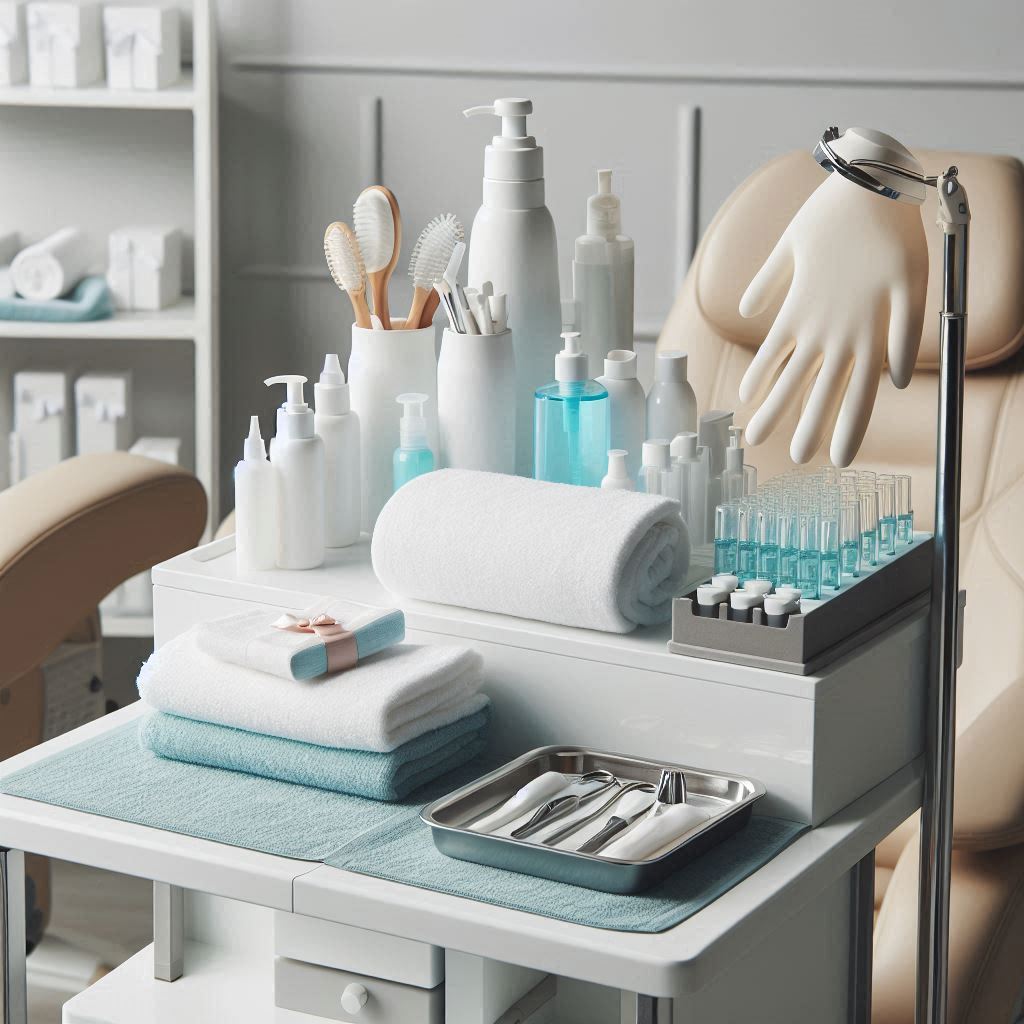 피부,체형관리 샵 배경