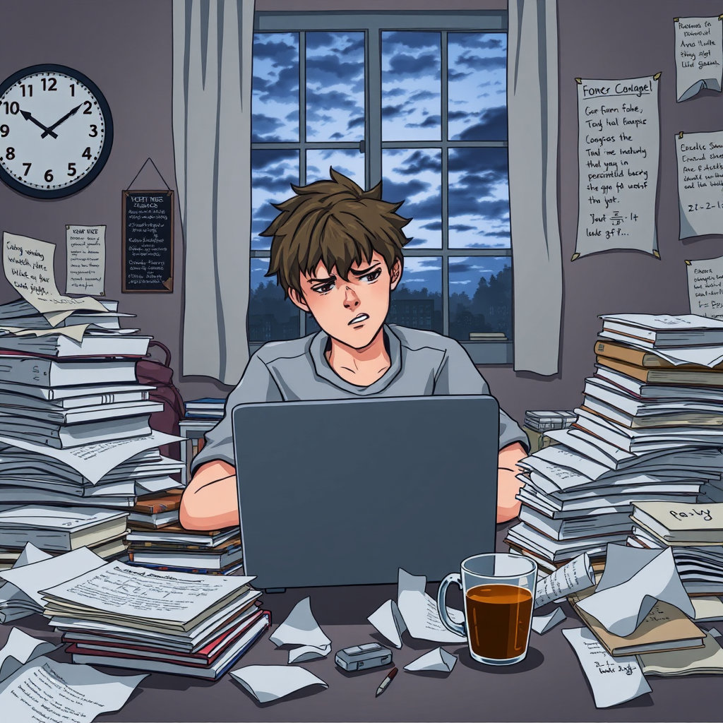 사춘기 자녀의 학업 스트레스