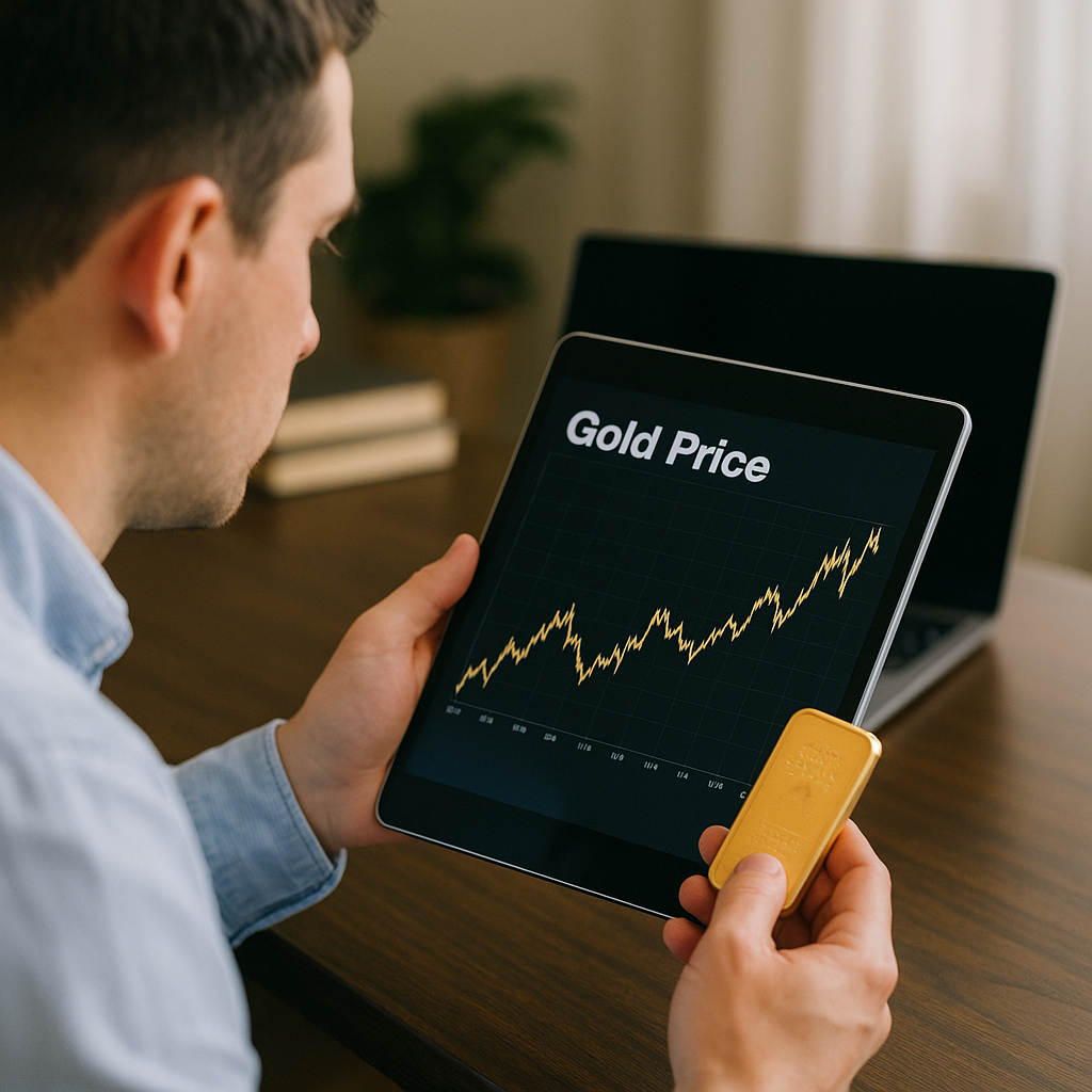 오늘의 금 가격